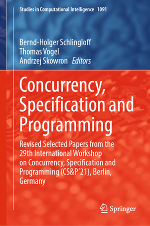 neues Buch – Concurrency, Specification and Programming