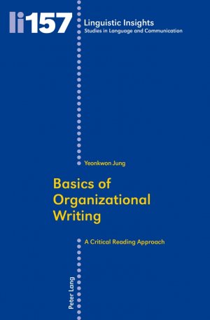 ISBN 9783034311373: Basics of Organizational Writing – A Critical Reading Approach