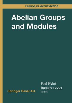 neues Buch – Herausgegeben:Eklof, Paul C.; Göbel, Rüdiger – Abelian Groups and Modules