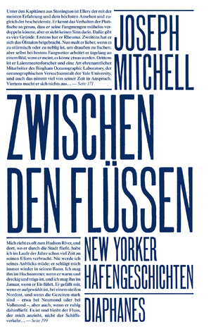gebrauchtes Buch – Joseph Mitchell – Zwischen den Flüssen - New Yorker Hafengeschichten