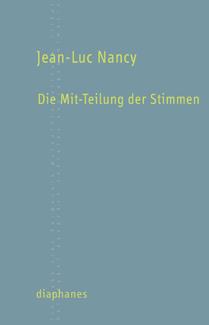 ISBN 9783037343739: Die Mit-Teilung der Stimmen