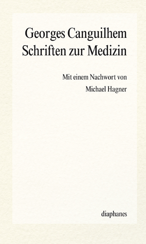 ISBN 9783037343791: Schriften zur Medizin