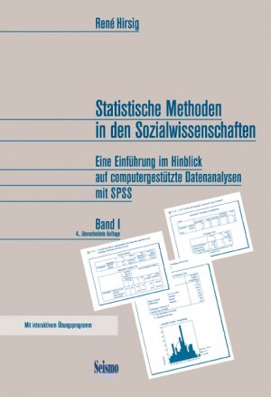 gebrauchtes Buch – Soziologie - Hirsig, Rene – Statistische Methoden in den Sozialwissenschaften : 2 Bände, 5. AUFLAGE. Eine Einführung im Hinblick auf computergestützte Datenanalysen mit SPSS für Windows. Mit interaktivem Übungsprogramm.