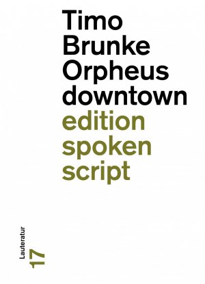 ISBN 9783038530114: Orpheus downtown - Lauteratur