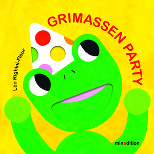 neues Buch – Léo Righini-Fleur – Grimassen Party | - Ein interaktives Pappbilderbuch mit Schiebern für Kinder ab 1 Jahr | Léo Righini-Fleur | Buch | 18 S. | Deutsch | 2024 | minedition | EAN 9783039342266