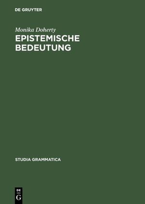 ISBN 9783050016054: Epistemische Bedeutung