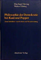 ISBN 9783050027234: Philosophie der Demokratie bei Kant und Popper