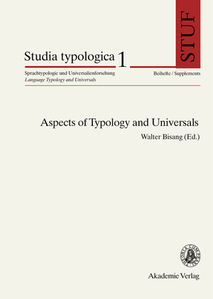 ISBN 9783050035598: Aspects of Typology and Universals