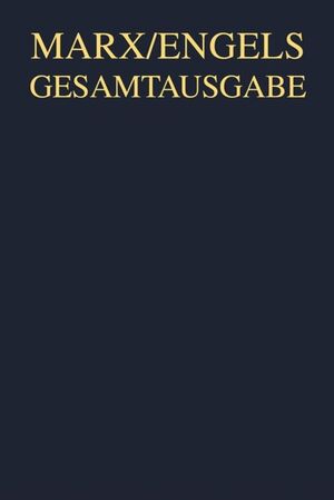 ISBN 9783050042275: Karl Marx; Friedrich Engels: Gesamtausgabe (MEGA). "Das Kapital" und Vorarbeiten / Karl Marx: Ökonomische Manuskripte 1863-1867 – Teil 1