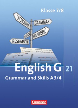 ISBN 9783060310258: English G 21 - Ausgabe A - Band 3/4: 7./8. Schuljahr - Grammar and Skills