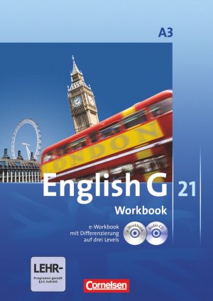 ISBN 9783060312719: English G 21 - Ausgabe A - Band 3: 7. Schuljahr – Workbook mit CD-ROM und Audios online