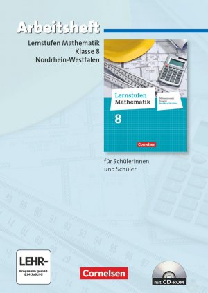 ISBN 9783060421152: Lernstufen Mathematik - Differenzierende Ausgabe Nordrhein-Westfalen - 8. Schuljahr - Arbeitsheft mit eingelegten Lösungen und CD-ROM