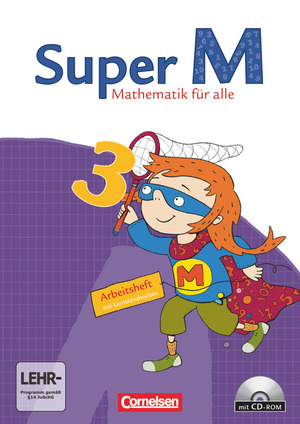 ISBN 9783060824373: Super M - Mathematik für alle - Östliche Bundesländer und Berlin - 3. Schuljahr - Arbeitsheft mit CD-ROM