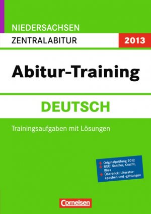 ISBN 9783061501488: Abitur-Training Deutsch - Niedersachsen 2012 / Zentralabitur - Arbeitsbuch mit Trainingsaufgaben und Lösungen