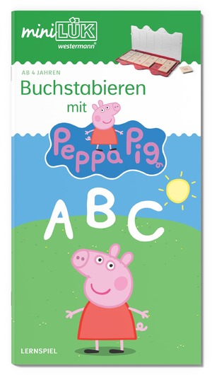 neues Buch – miniLÜK. Kindergarten/Vorschule Buchstabieren mit Peppa Pig | Broschüre | mini LÜK / Deutsch | 24 S. | Deutsch | 2024 | Westermann Lernwelten | EAN 9783072448017