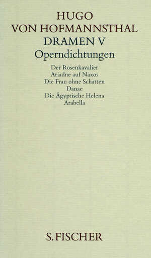 gebrauchtes Buch – Gesammelte Werke.: Dramen V......Gb. Mängelexemplar von Hugo von Hofmannsthal