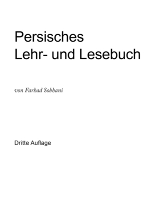 ISBN 9783110037227: Persisches Lehr- und Lesebuch für die Umgangssprache