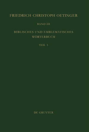 ISBN 9783110049039: Biblisches und emblematisches Wörterbuch