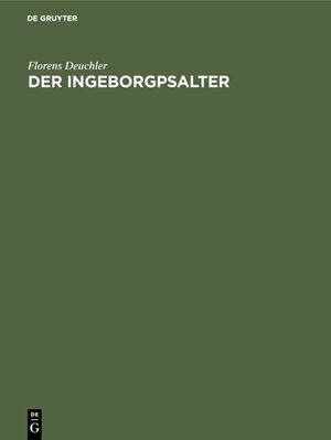 ISBN 9783110050004: Der Ingeborgpsalter