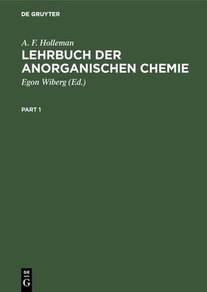 ISBN 9783110075113: Lehrbuch der anorganischen Chemie