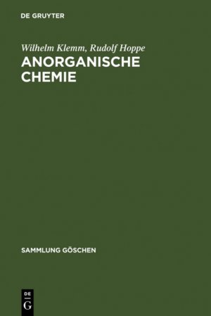 ISBN 9783110079500: Anorganische Chemie