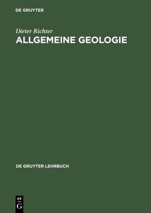 ISBN 9783110122428: Allgemeine Geologie