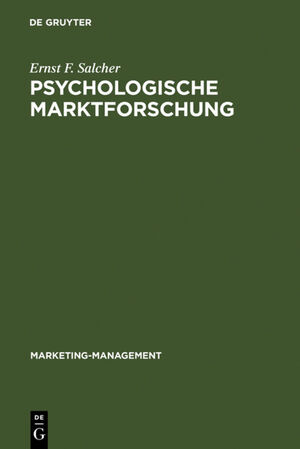 ISBN 9783110125634: Psychologische Marktforschung