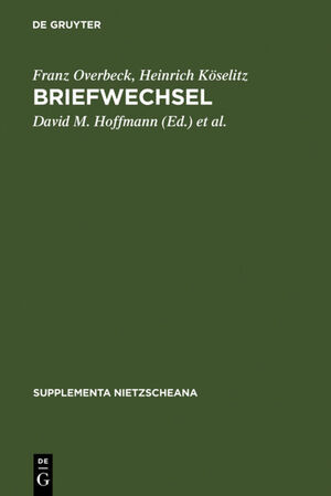 ISBN 9783110130232: Briefwechsel