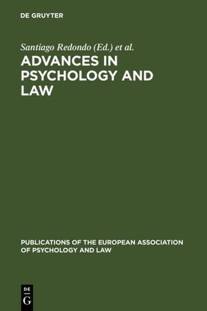 ISBN 9783110156157: Advances in Psychology and Law