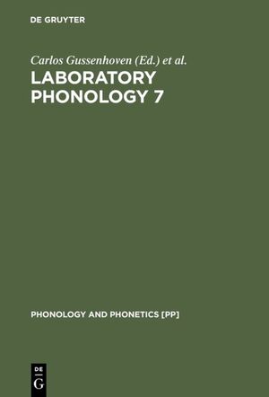 ISBN 9783110170863: Laboratory Phonology 7