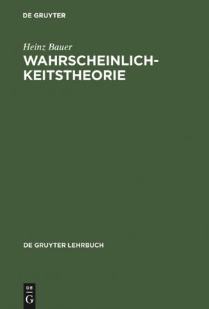 ISBN 9783110172362: Wahrscheinlichkeitstheorie