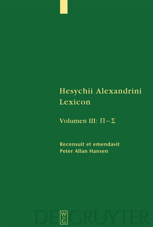 ISBN 9783110178524: [Pi – Sigma]