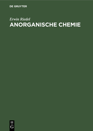 ISBN 9783110181685: Anorganische Chemie