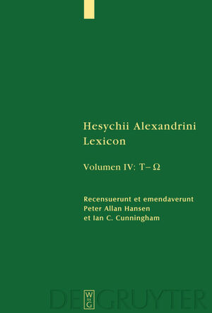 ISBN 9783110222098: [Tau – Omega]
