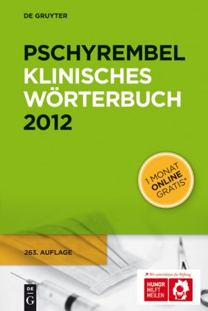 ISBN 9783110251661: Pschyrembel. Klinisches Wörterbuch 2012.