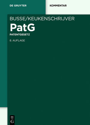 ISBN 9783110323788: Patentgesetz