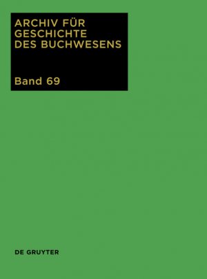 ISBN 9783110341676: 2014. Bd.69 / Ursula Rautenberg (u. a.) / Buch / VI / Deutsch / 2014 / De Gruyter / EAN 9783110341676