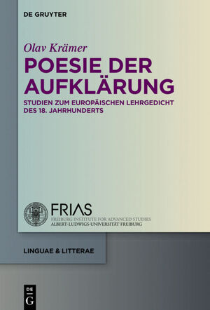 ISBN 9783110348415: Poesie der Aufklärung – Studien zum europäischen Lehrgedicht des 18. Jahrhunderts