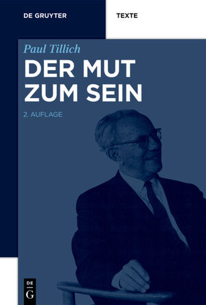 ISBN 9783110374322: Der Mut zum Sein