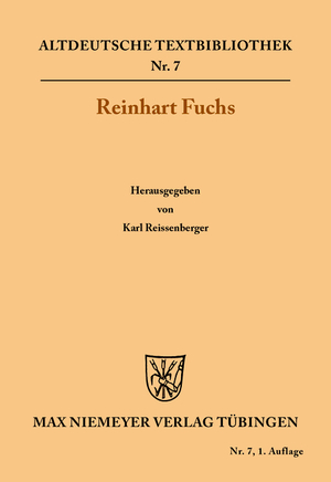 ISBN 9783110483796: Reinhart Fuchs