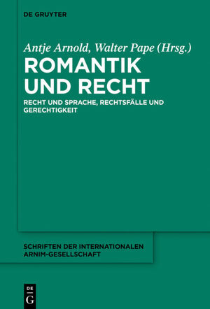 neues Buch – Walter Pape – Romantik und Recht