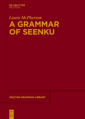 ISBN 9783110777109: A Grammar of Seenku