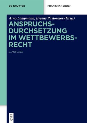 ISBN 9783110783322: Anspruchsdurchsetzung im Wettbewerbsrecht