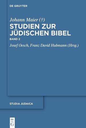 ISBN 9783110788310: Studien zur jüdischen Bibel 02