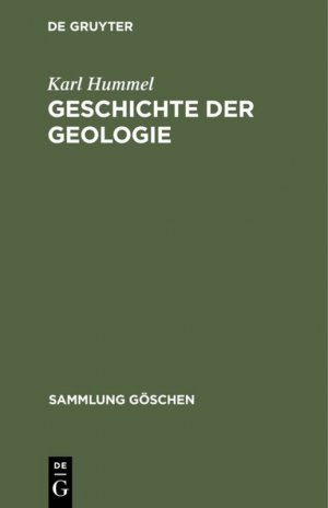 ISBN 9783111002927: Geschichte der Geologie