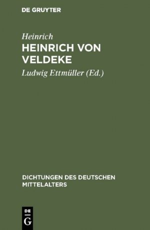 ISBN 9783111053295: Heinrich von Veldeke