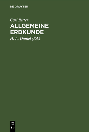 ISBN 9783111111391: Allgemeine Erdkunde - Vorlesungen an der Universität zu Berlin