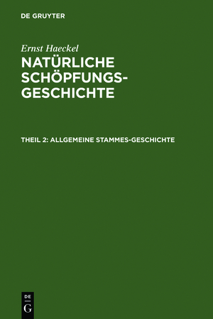 ISBN 9783111205434: Allgemeine Stammes-Geschichte