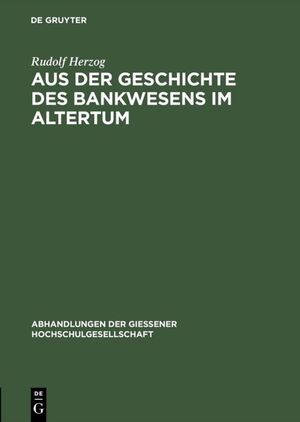 ISBN 9783111257853: Aus der Geschichte des Bankwesens im Altertum – Tesserae nummulariae