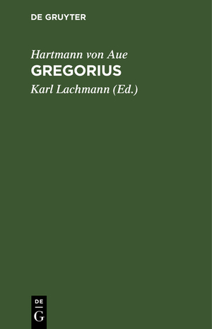 neues Buch – Hartmann Von Aue – Gregorius